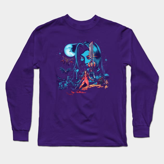 Final Wars VII Long Sleeve T-Shirt by KindaCreative